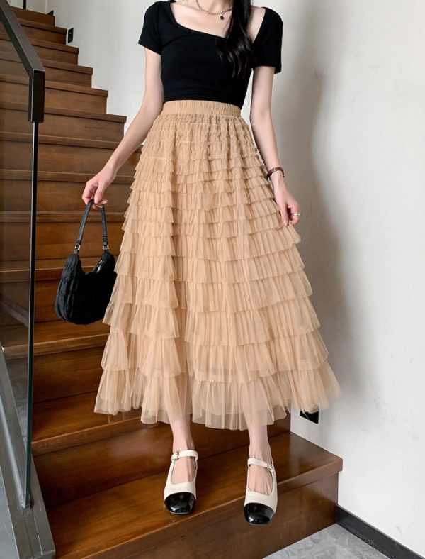 Gauze skirt summer short skirt for women - Image 11