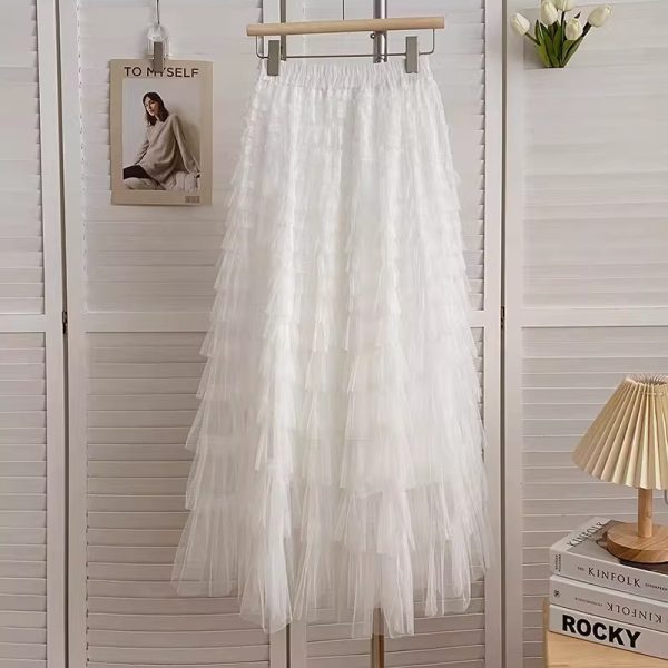 Gauze skirt summer short skirt for women - Image 4