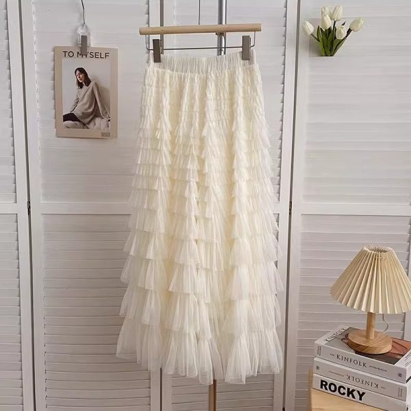 Gauze skirt summer short skirt for women - Image 8