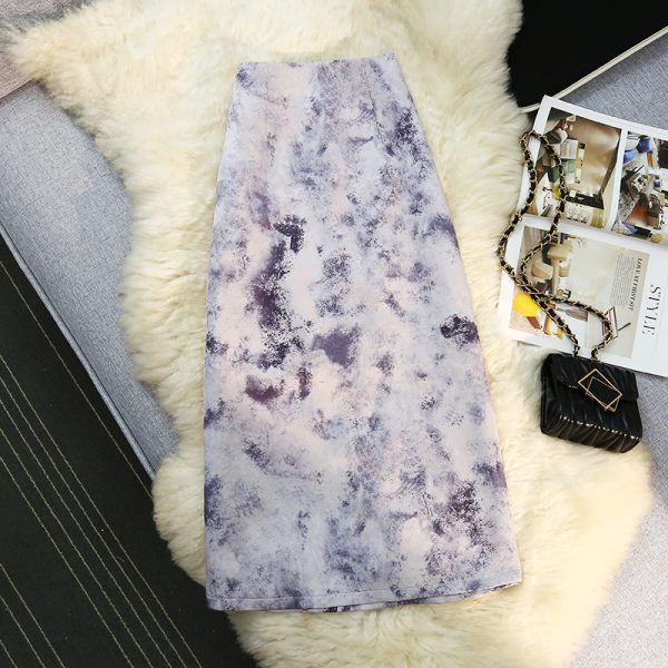 Summer temperament elegant retro long A-line skirt - Image 2