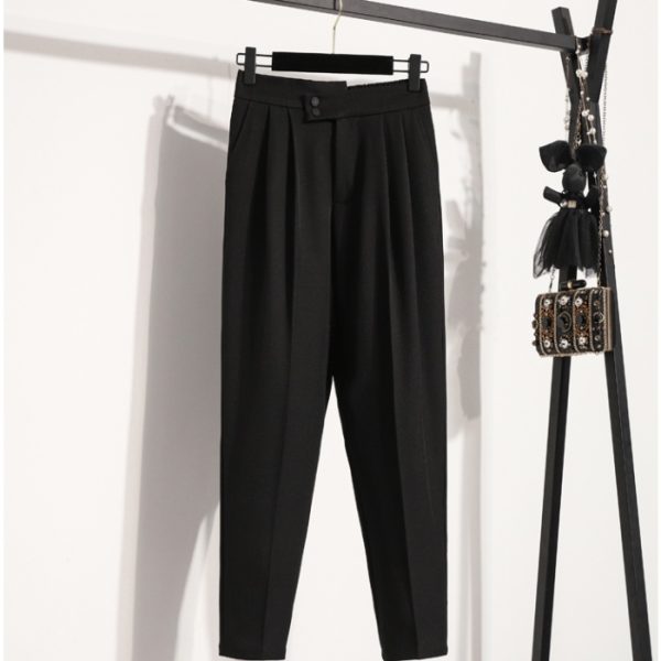 Slim drape fat pants Casual large yard suit pants - Image 2