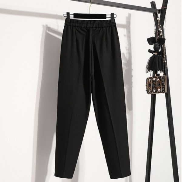 Slim drape fat pants Casual large yard suit pants - Image 3