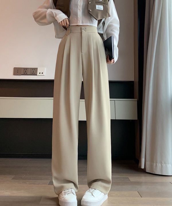 Slim straight pants summer Casual wide leg pants for women - Image 11