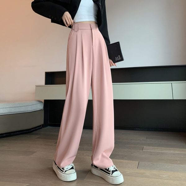 Slim straight pants summer Casual wide leg pants for women - Image 12