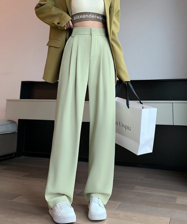 Slim straight pants summer Casual wide leg pants for women - Image 7