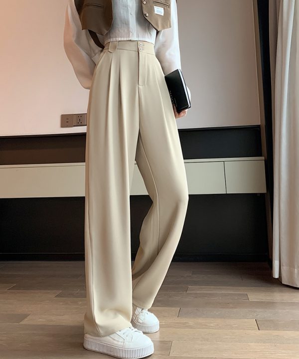Slim straight pants summer Casual wide leg pants for women - Image 10
