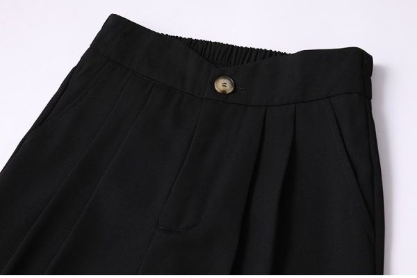 High waist slim nine pants straight pants suit pants - Image 18