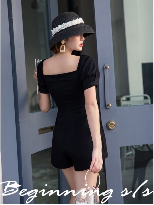 Strapless V-neck shorts summer sexy jumpsuit a set for women - Image 6