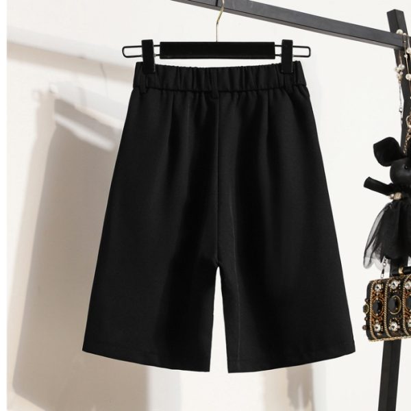 High waist slim five pants summer khaki business suit - Image 4