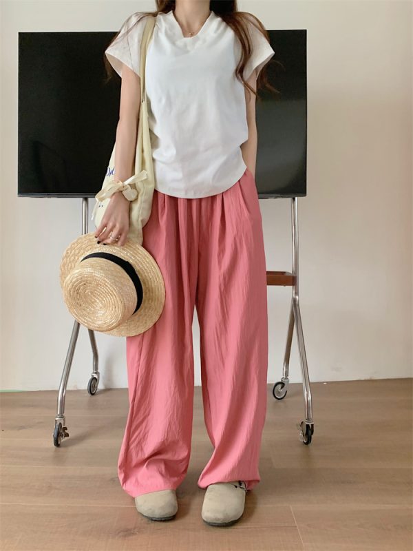 Straight pants Japanese style wide leg pants for women - Image 11