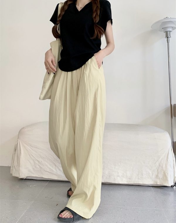 Straight pants Japanese style wide leg pants for women - Image 9