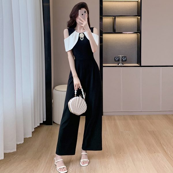 Elasticity strapless corsage temperament jumpsuit - Image 4