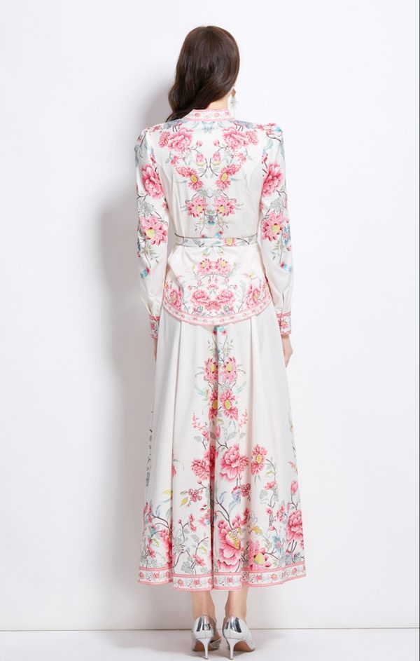 Long spring skirt national style tops a set - Image 5