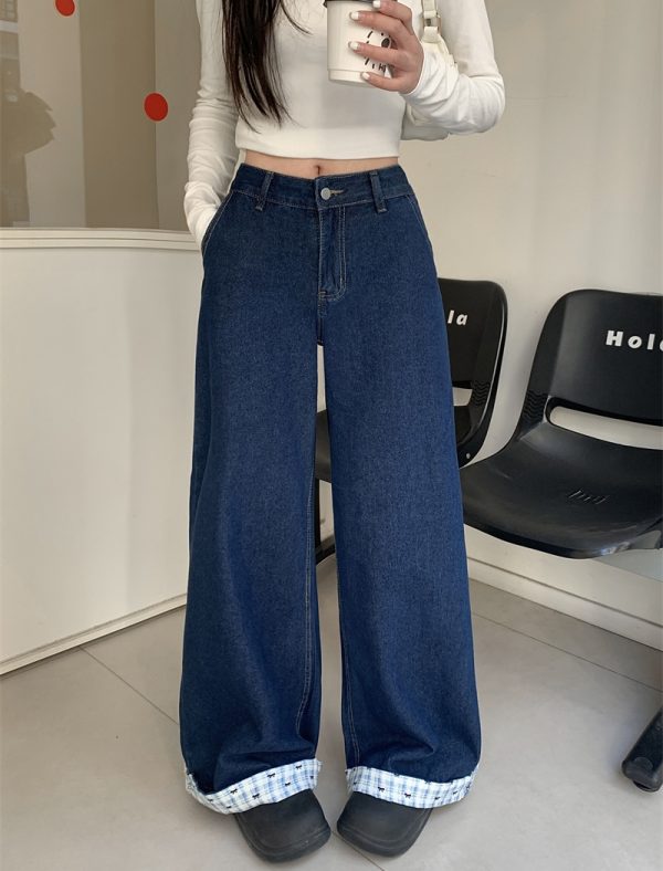 Mopping spring pants denim loose long pants for women - Image 6