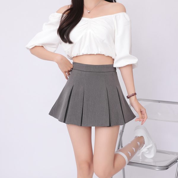 Korean style anti emptied skirt slim short skirt for women - Image 6