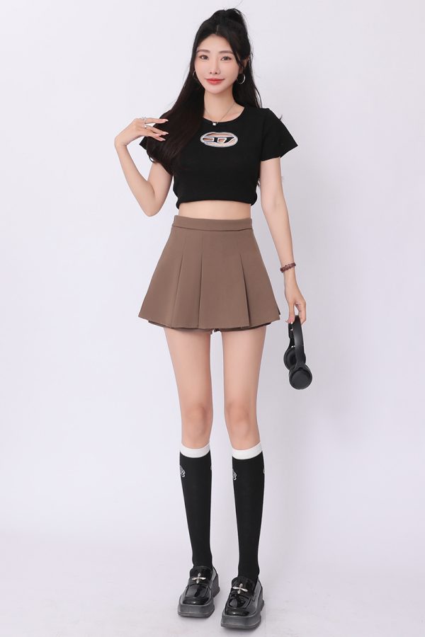 Korean style anti emptied skirt slim short skirt for women - Image 10