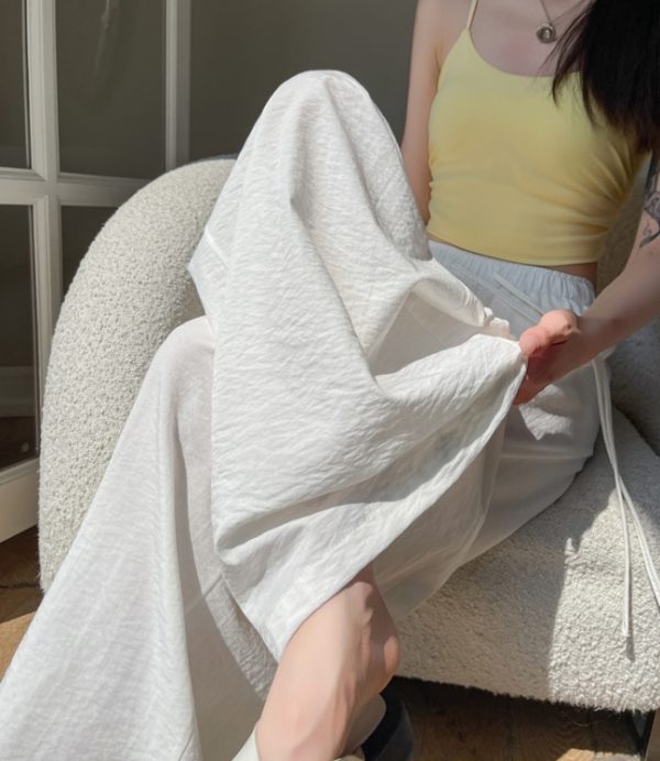 High waist pleated pants loose wide leg pants for women - Image 6