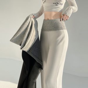 Micro speaker spring and summer sweatpants Casual pants for women