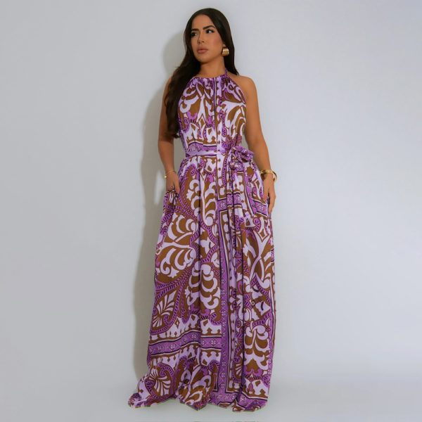 Vacation summer fashion European style jumpsuit for women - Image 5