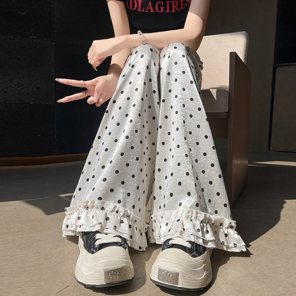 Spring and summer drape Casual wide leg pants for women - Image 6