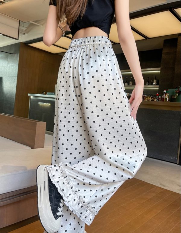 Spring and summer drape Casual wide leg pants for women - Image 8