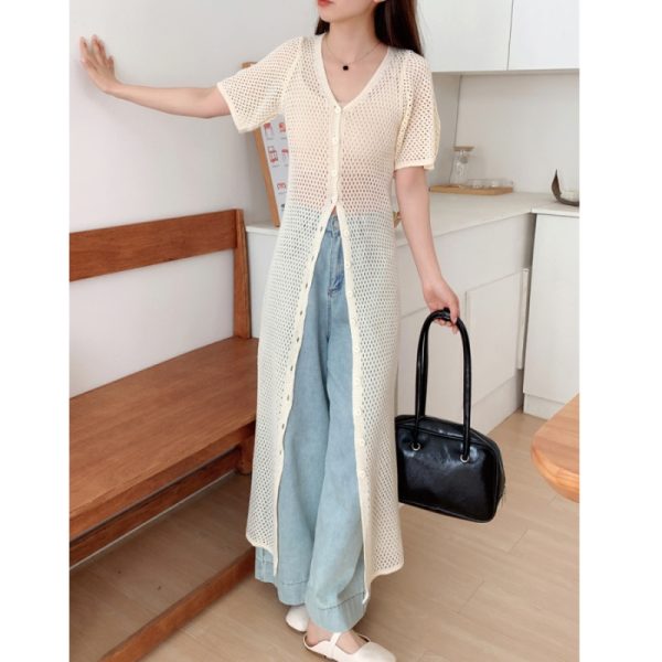 Knitted tops summer cardigan for women - Image 2
