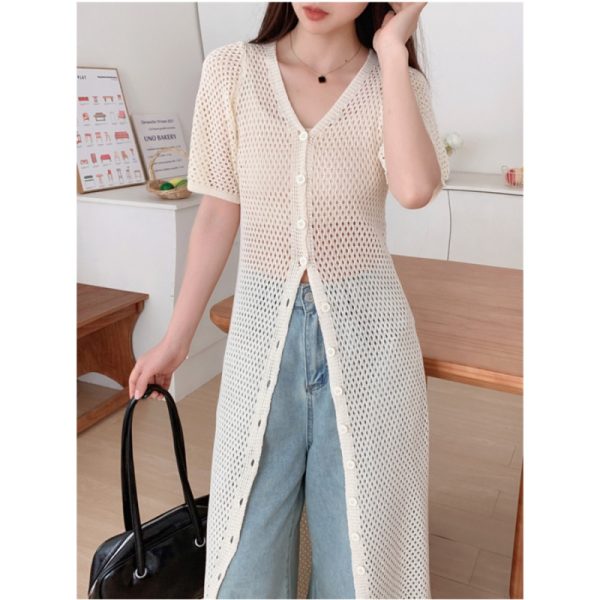 Knitted tops summer cardigan for women - Image 4