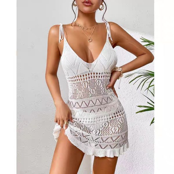 European style sling beach dress sexy dress - Image 3