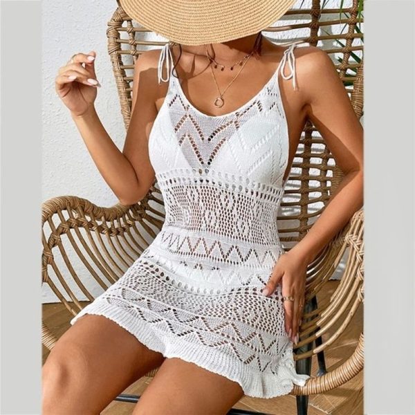 European style sling beach dress sexy dress - Image 5