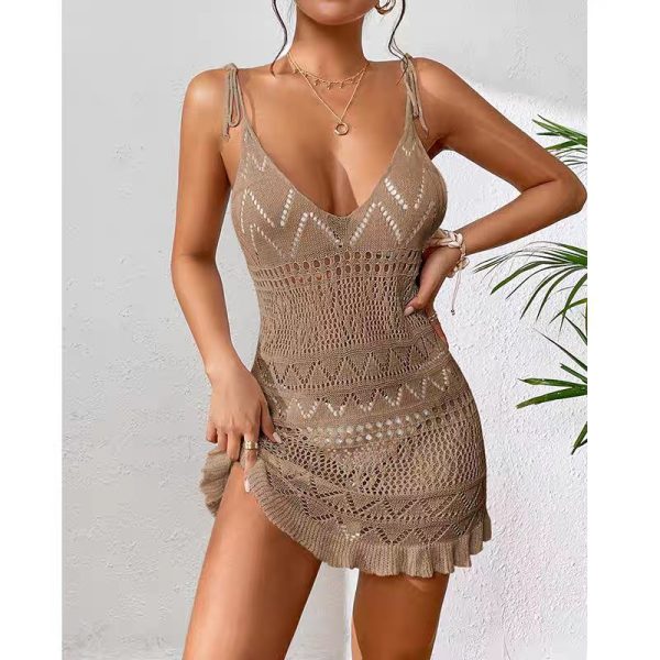 European style sling beach dress sexy dress - Image 7