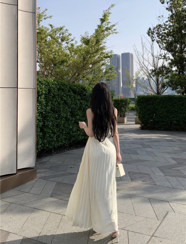 Crimp slim dress ladies long dress for women - Image 8