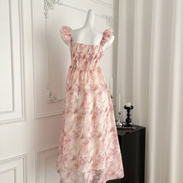 Vacation printing jumpsuit chiffon long dress - Image 3
