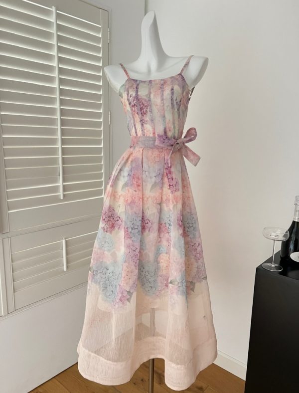Summer slim Sexy underwear big skirt pinched waist dress - Image 2