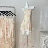 Sling temperament fashion France style romantic dress