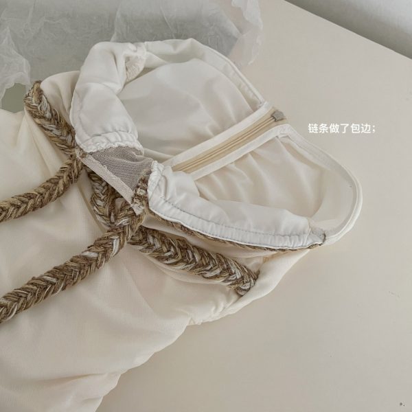 Gauze halter slim jumpsuit mixed colors sexy ribbon T-back - Image 7