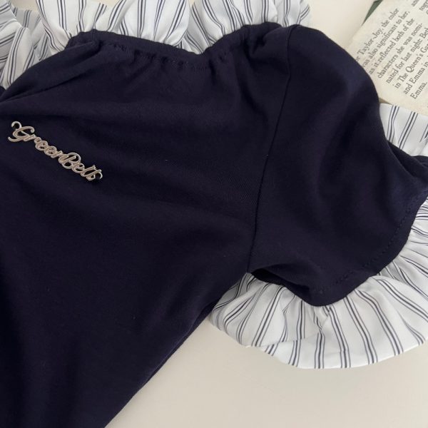Pseudo-two bandage Casual knitted sloping shoulder dress - Image 8